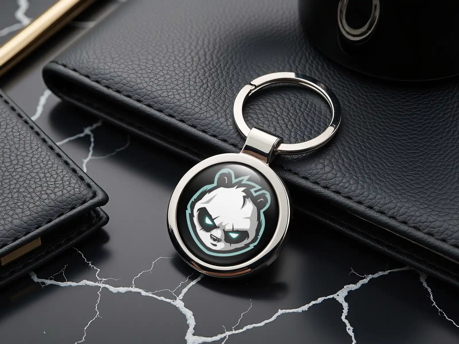 Personalised Logo Keyring Tag Racing Pro